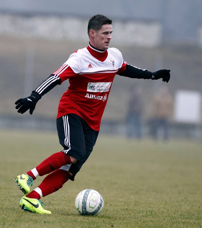 Football. Sparing. Zaglebie Sosnowiec - Gornik Zabrze. 18.01.2014