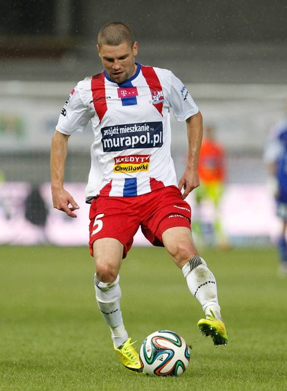 Football. T-Mobile Ekstraklasa. Podbeskidzie Bielsko Biala - Ruch Chorzow. 03.08.2014