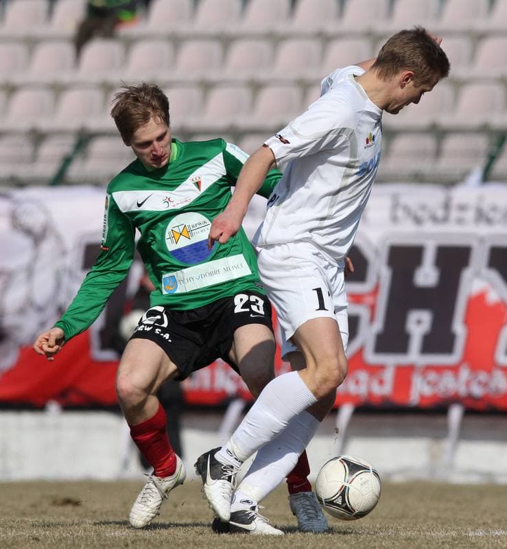 Football. I liga. GKS Tychy - Zawisza Bydgoszcz. 17.03.2013