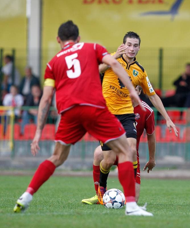 Football. I Liga. Bytovia Bytow - GKS Katowice. 13.09.2014