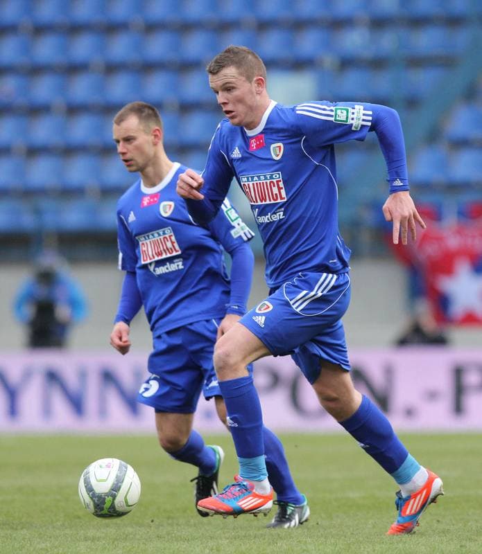 Football. T-mobile Ekstraklasa. Wisla Krakow - Piast Gliwice. 07.04.2013