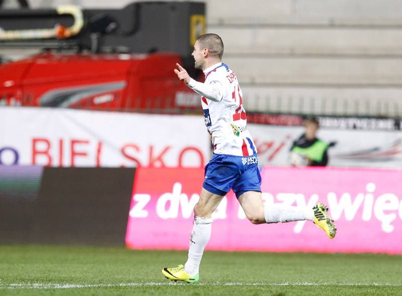 Football. PKO BP Ekstraklasa. Podbeskidzie Bielsko Biala - Slask Wroclaw. 21.12.2015
