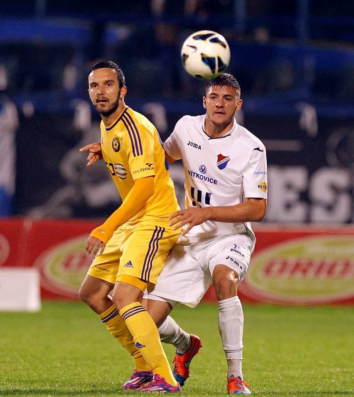 Football. SYNOT Liga. Banik Ostrava - Vysocina Jihlava. 17.10.2014
