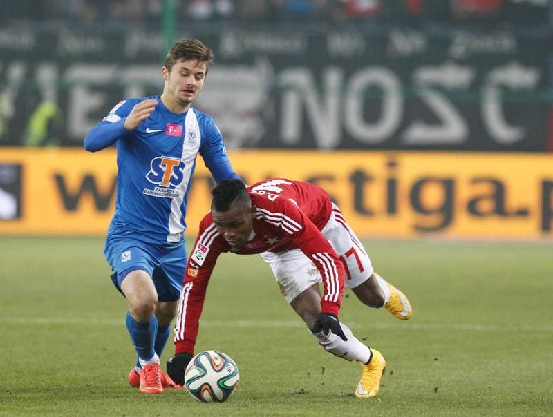 Football. T-Mobile Ekstraklasa. Wisla Krakow - Lech Poznan. 07.12.2014