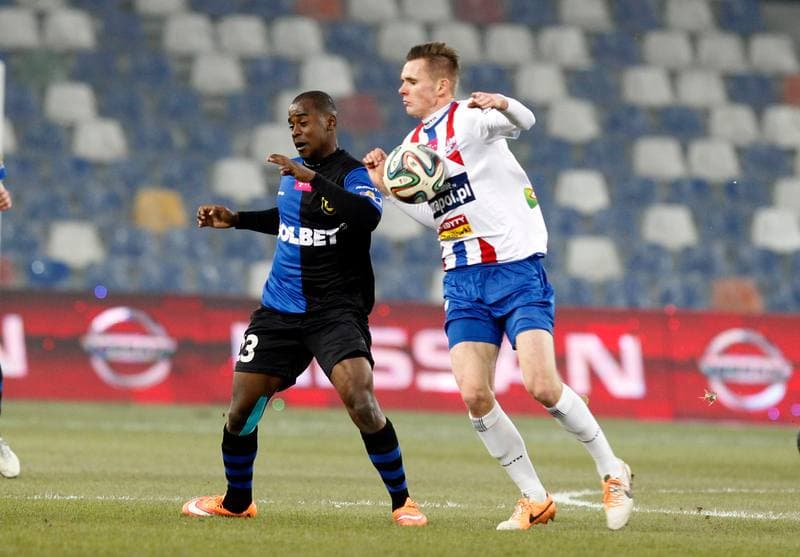Football. T-Mobile Ekstraklasa. Podbeskidzie Bielsko Biala - Zawisza Bydgoszcz. 14.12.2014