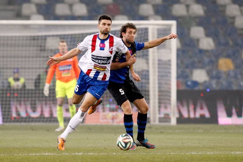 Football. T-Mobile Ekstraklasa. Podbeskidzie Bielsko Biala - Zawisza Bydgoszcz. 14.12.2014