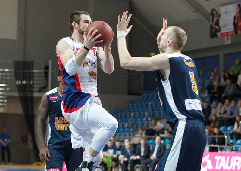 Basketball. Tauron Basket Liga. MKS Dabrowa Gornicza - Asseco Gdynia. 03.01.2015