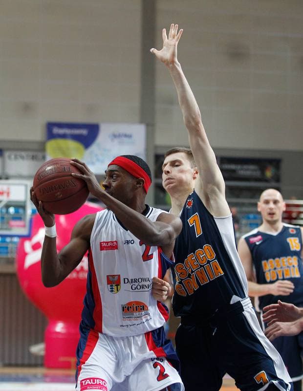 Basketball. Tauron Basket Liga. MKS Dabrowa Gornicza - Asseco Gdynia. 03.01.2015
