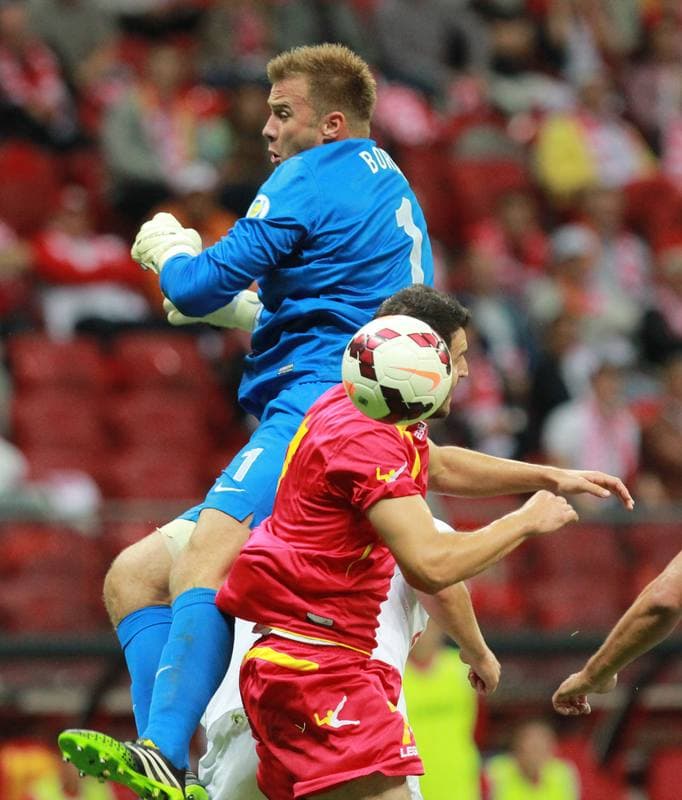 Football. 2014 FIFA World Cup Qualifiers. Poland - Montenegro. 06.09.2013