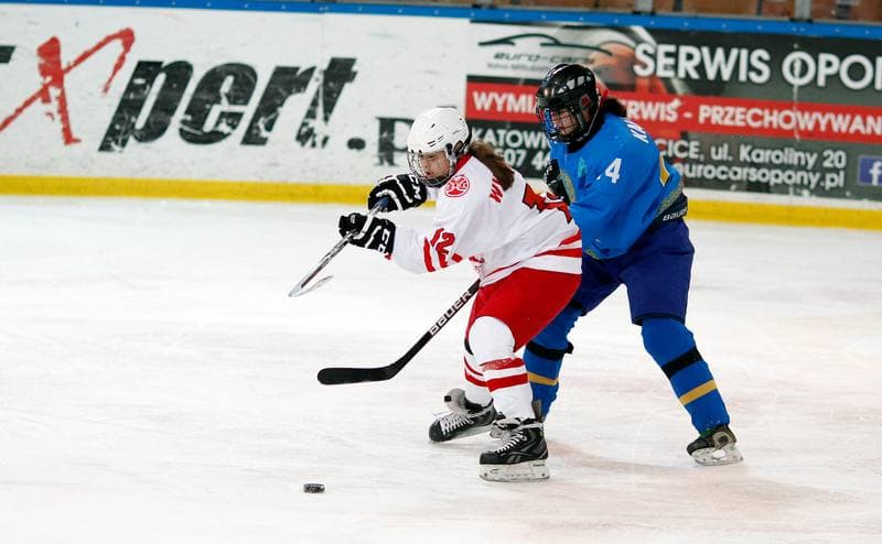 Ice Hockey. U18 Women's World Championship Division I. Poland - Kazakhstan. 21.01.2015