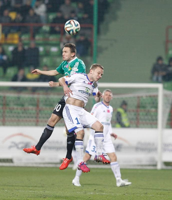 Football. T-Mobile Ekstraklasa. GKS Belchatow - Ruch Chorzow. 16.03.2015