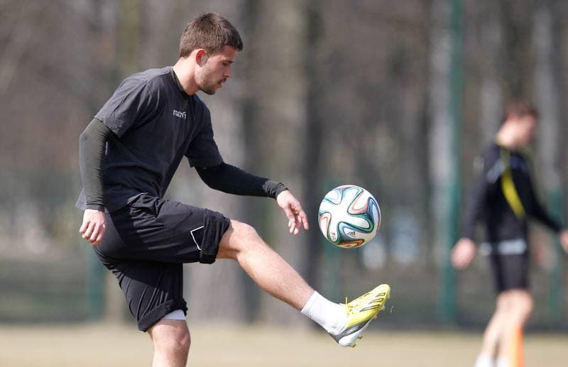 Football. GKS Katowice. Training. 15.01.2015
