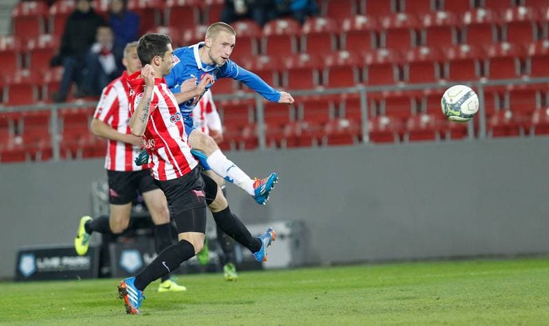 Football. T-Mobile Ekstraklasa. Cracovia Krakow - Lech Poznan. 25.11.2013