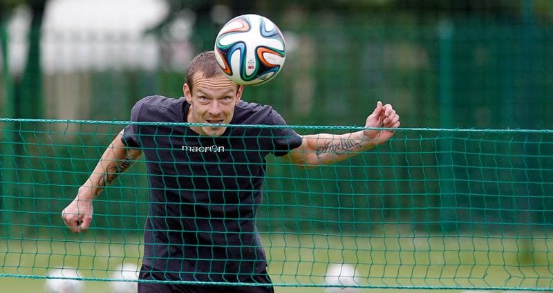 Football. GKS Katowice. Training. 15.01.2015