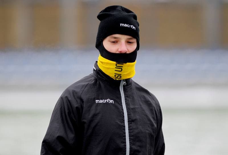 Football. GKS Katowice. Training. 24.01.2014