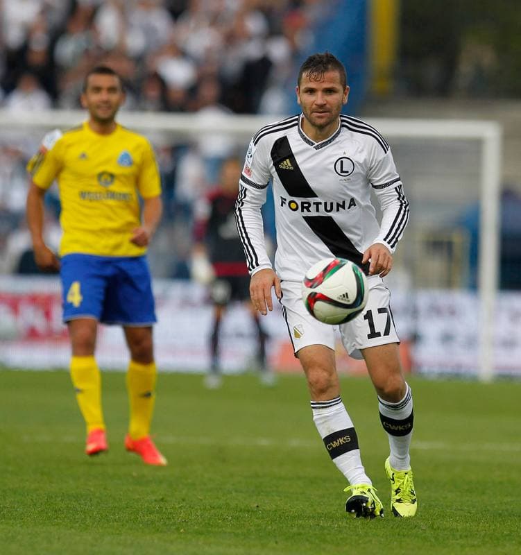 Football. T-Mobile Ekstraklasa. Ruch Chorzow - Legia Warsaw. 24.04.2015