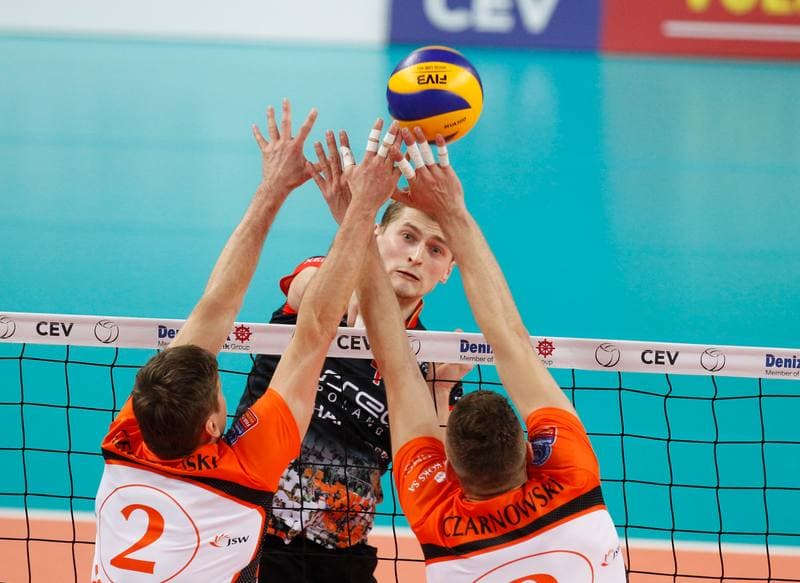 Volleyball. CEV Champions League. Jastrzebski Wegiel - Asseco Resovia Rzeszow. 05.02.2014