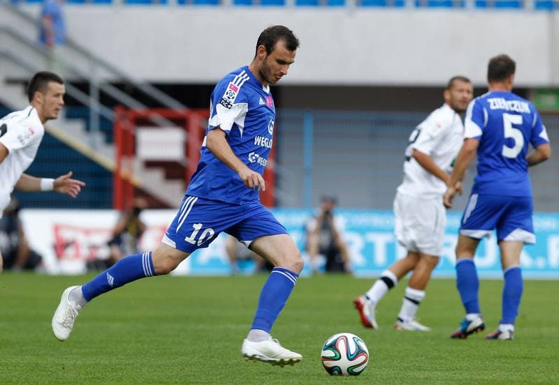 Football. T-Mobile Ekstraklasa. Ruch Chorzow - Gornik Leczna. 27.07.2014