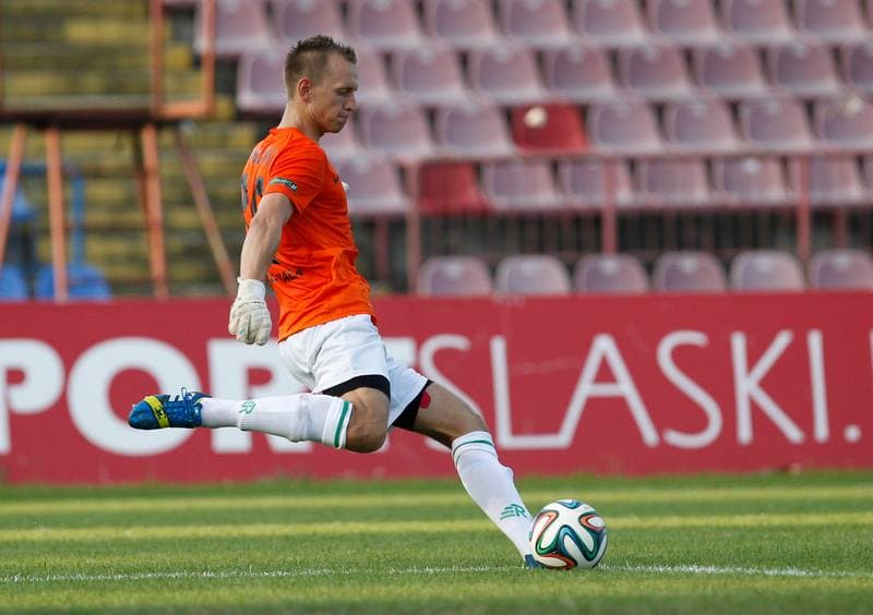 Football. III Liga Opolsko - Slaska. Polonia Bytom - Rekord Bielsko Biala. 10.08.2014