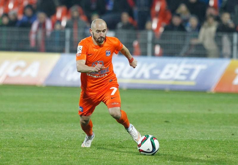 Football. PKO BP Ekstraklasa. Termalica Bruk-Bet Nieciecza - Piast Gliwice. 20.11.2015