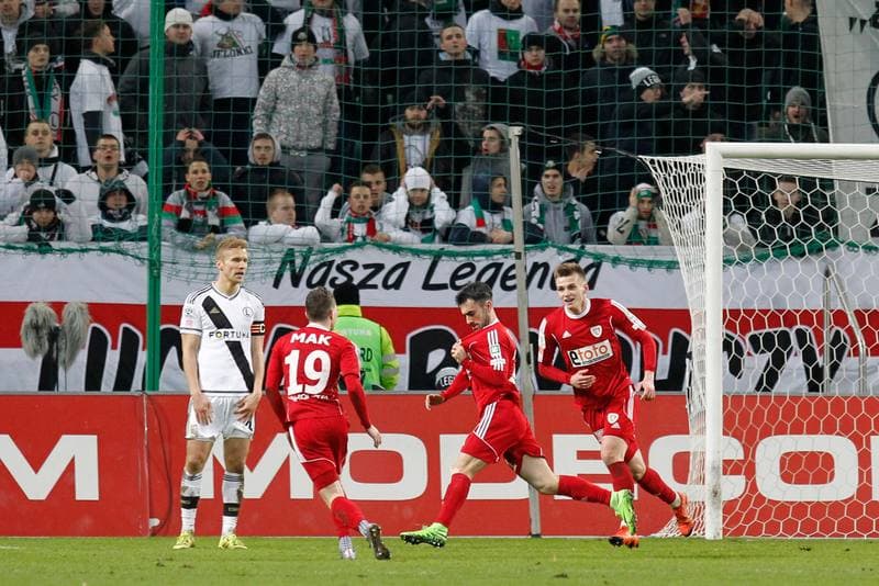 Football. PKO BP Ekstraklasa. Legia Warsaw - Piast Gliwice. 13.12.2015