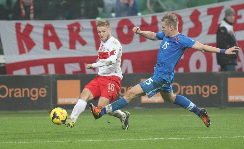 Football. International Friendly. Poland - Slovakia. 15.11.2013