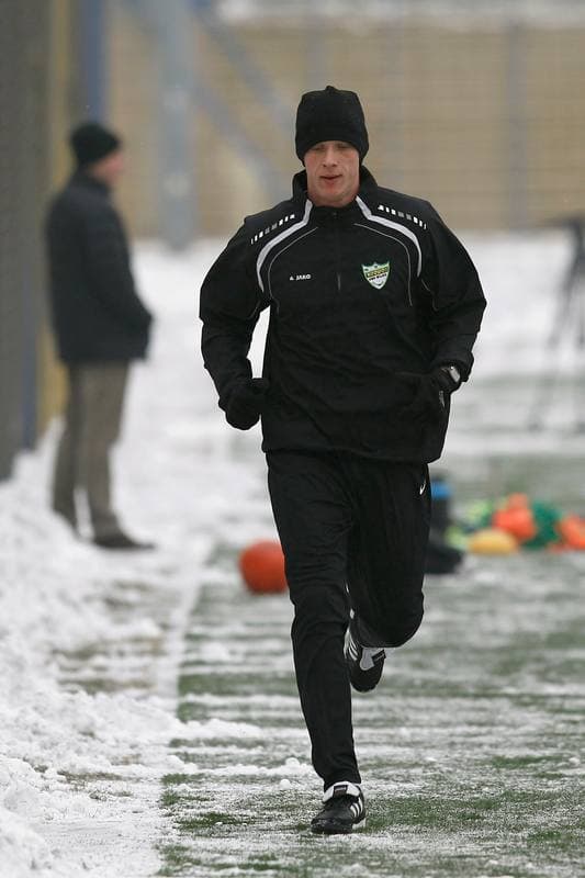 Football. Rozwoj Katowice. Training. 05.01.2016
