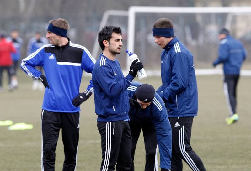 Football. Piast Gliwice. Training. 06.02.2014
