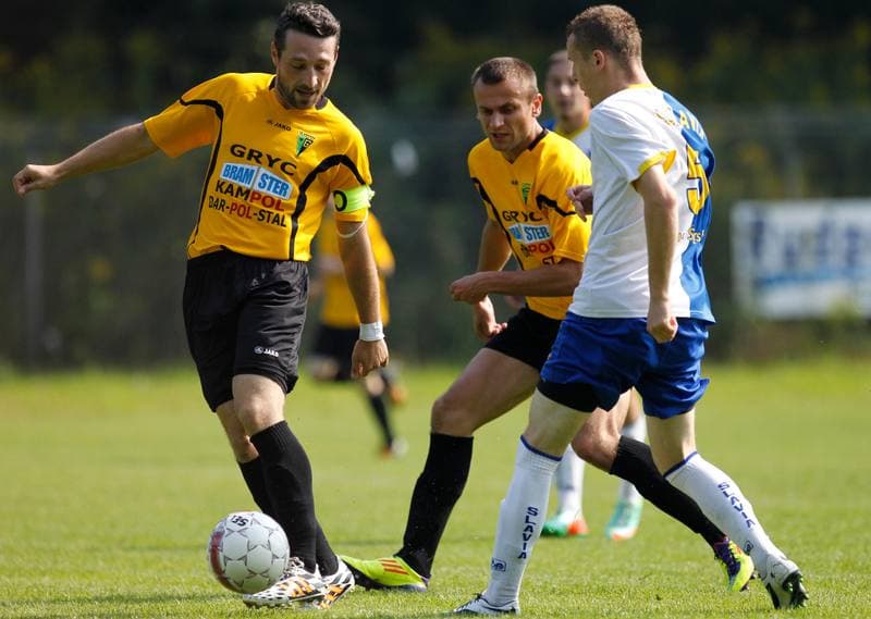 Football. IV Liga. Slavia Ruda Slaska - Gwarek Tarnowskie Gory. 06.09.2014