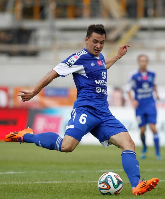 Football. T-Mobile Ekstraklasa. Podbeskidzie Bielsko Biala - Ruch Chorzow. 03.08.2014