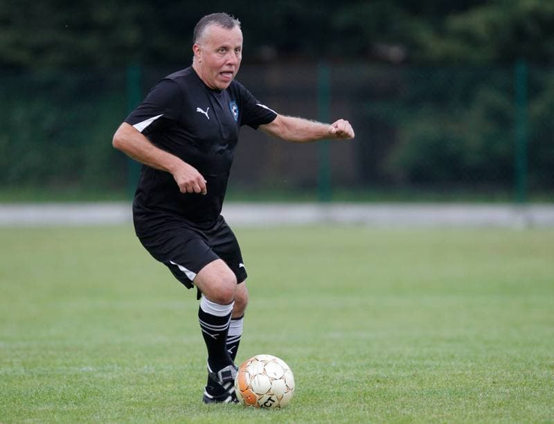 Football. Friendly Match. Strazak Mikolow - Reprezentacja Slaska Oldboyow. 09.09.2014