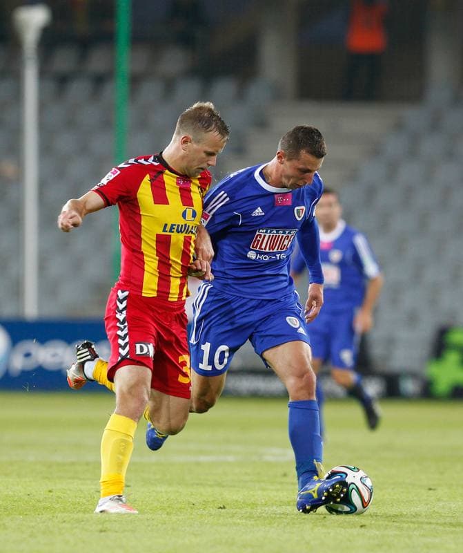 Football. T-Mobile Ekstraklasa. Korona Kielce - Piast Gliwice. 26.08.2013