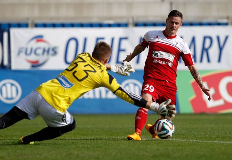 Football. Friendly Match. Gornik Zabrze - MFK Ruzomberok. 10.10.2014