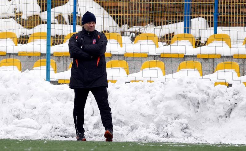 Football. Friendly Match. GKS Katowice - Rakow Czestochowa. 28.01.2015