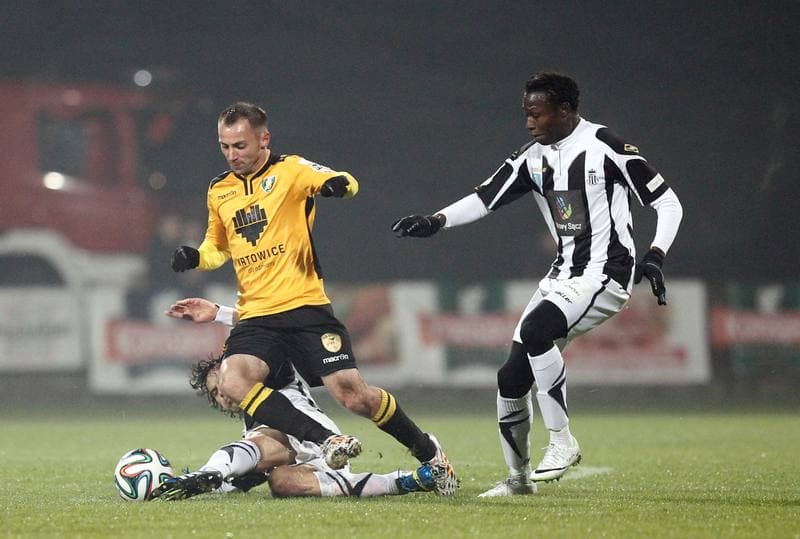 Football. I Liga. Sandecja Nowy Sacz - GKS Katowice. 31.10.2014