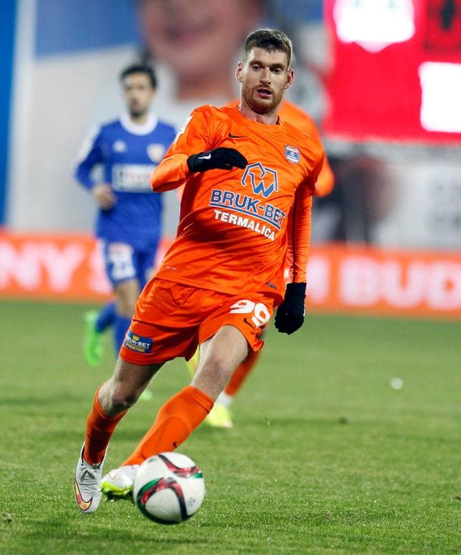 Football. PKO BP Ekstraklasa. Termalica Bruk-Bet Nieciecza - Piast Gliwice. 20.11.2015