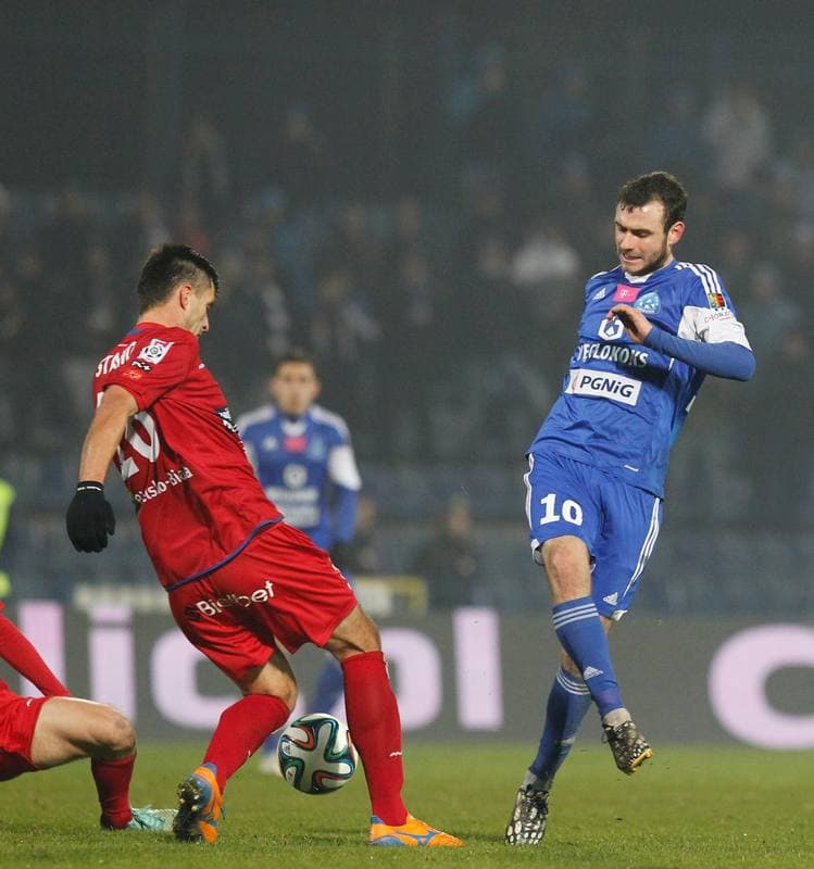 Football. T-Mobile Ekstraklasa. Ruch Chorzow - Podbeskidzie Bielsko Biala. 08.12.2014