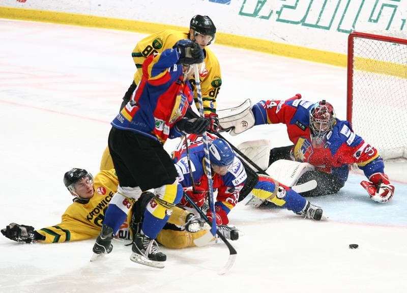 Ice Hockey. Polska Hokej Liga. HC GKS Katowice - Podhale Nowy Targ. 25.02.2014