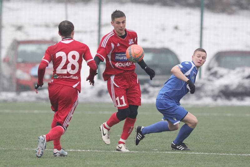 Football. Sparing. Podbeskidzie Bielsko-Biala - Rakow Czestochowa. 16.02.2013