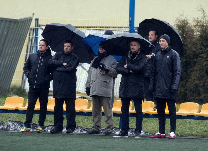 Football. Friendly Match. GKS Tychy - Rozwoj Katowice. 10.01.2015