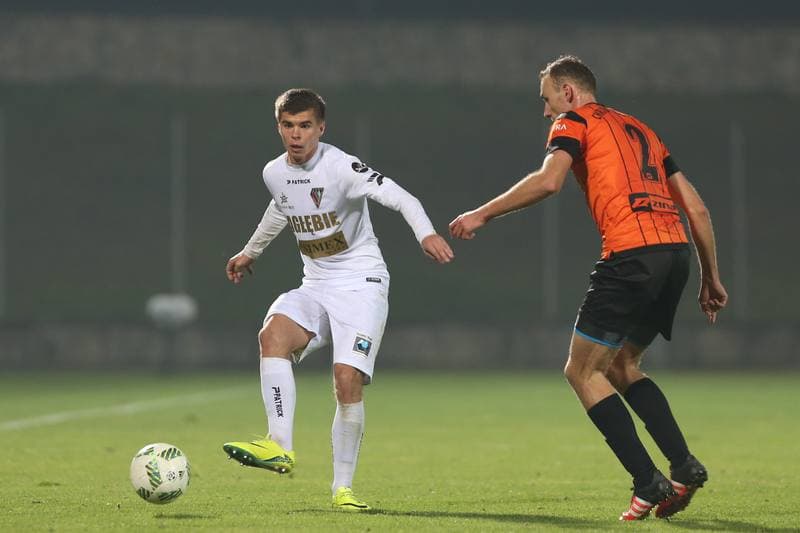 Football. I Liga. Zaglebie Sosnowiec - Chrobry Glogow. 05.11.2016