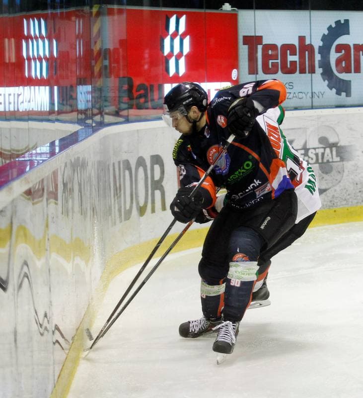 Ice Hockey. Polska Hokej Liga. GKS Tychy - Ciarko KH Sanok. 23.01.2015