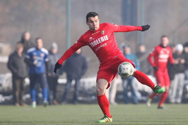 Football. Sparing. Zaglebie Sosnowiec - Odra Opole. 28.01.2017