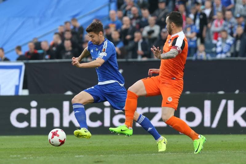 Football. Lotto Ekstraklasa. Ruch Chorzow - Zaglebie Lubin. 05.05.2017