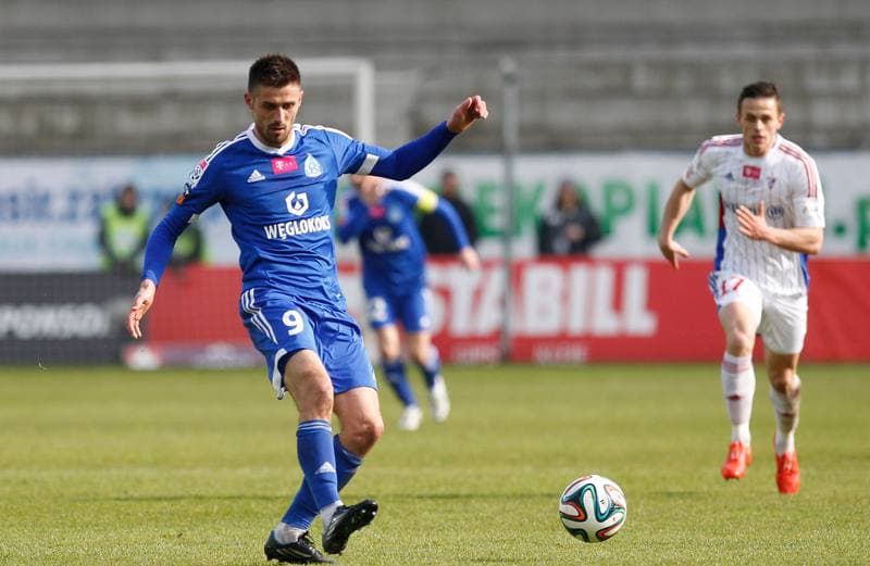 Football. T-Mobile Ekstraklasa. Gornik Zabrze - Ruch Chorzow. 02.04.2015