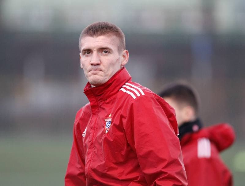 Football. Gornik Zabrze. Training. 08.01.2014