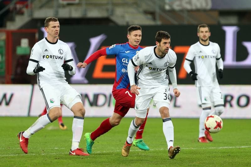Football. Lotto Ekstraklasa. Piast Gliwice - Legia Warsaw. 12.12.2017
