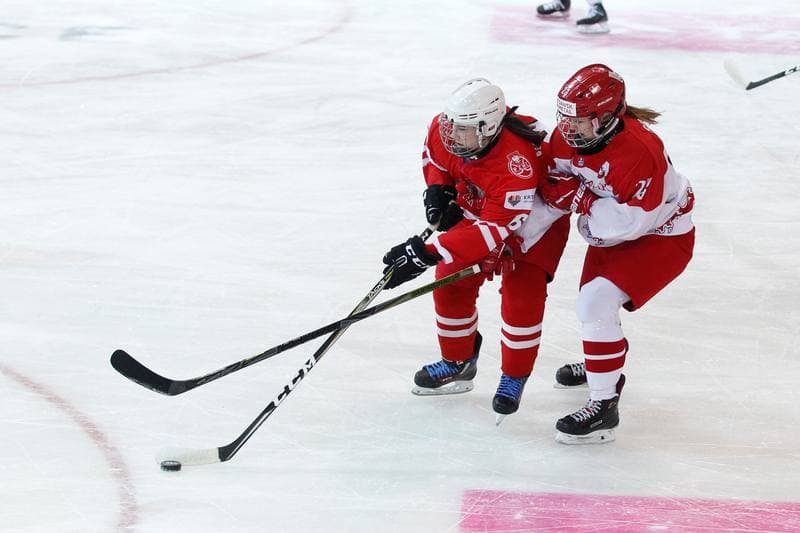 Ice Hockey. Women's U18 World Championship Division 1B. Poland - Denmark. 09.01.2018