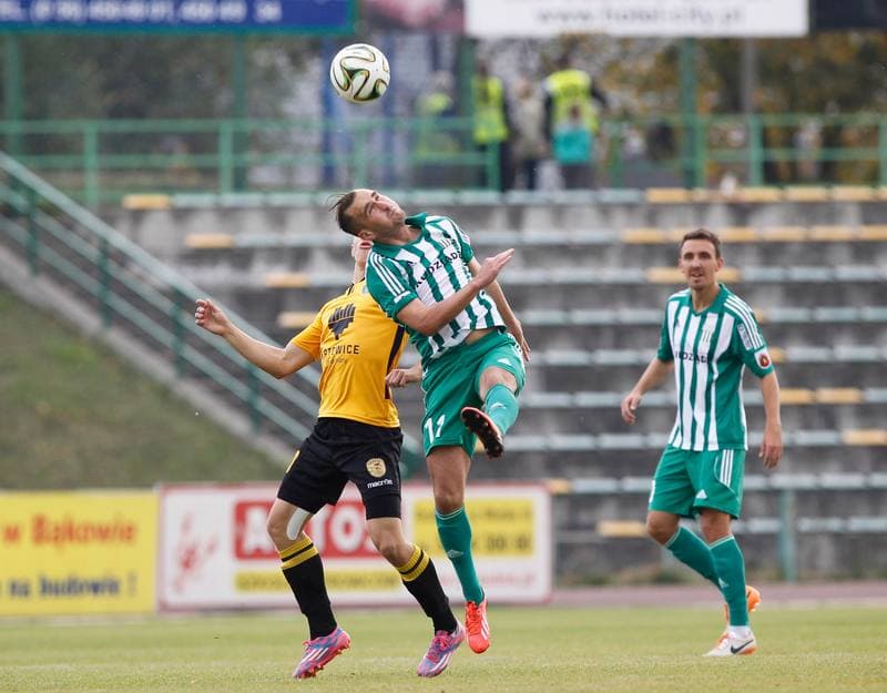 Football. I Liga. Olimpia Grudziadz - GKS Katowice. 11.10.2014