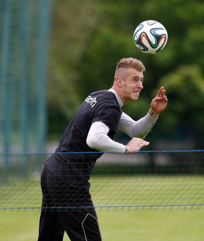Football. GKS Katowice. Training. 15.01.2015